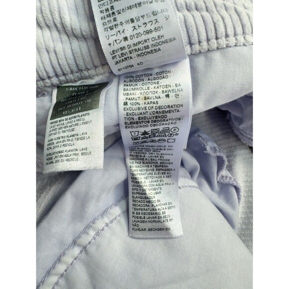 Levis Corduroy Baggy Dad Pants Womens 34 Lilac Purple Jeans Relaxed Y2K Retro - Picture 7 of 15